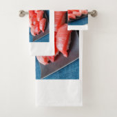 Tuna Symphony - Sushi Art Towel Badhandtuch Set (Insitu)