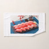 Tuna Symphony - Sushi Art Towel Badhandtuch Set (Handtuch)