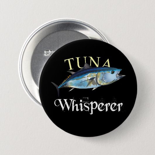 Tuna Whisperer Dark Colored Button (Vorne & Hinten)