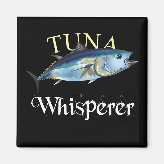 Tuna Whisperer Dark Colored Magnet (Vorne)