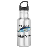 Tuna Whisperer Light Colored Edelstahlflasche (Vorderseite)