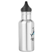 Tuna Whisperer Light Colored Edelstahlflasche (Links)
