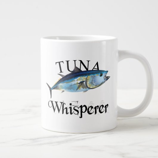 Tuna Whisperer Light Colored Jumbo-Tasse (Rechts)