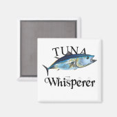 Tuna Whisperer Light Colored Magnet (Vorderseite/Rückseite)
