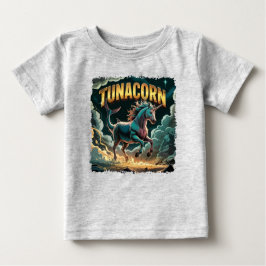 Tunacorn Illustration Combo Kreatur Funny Baby T-shirt