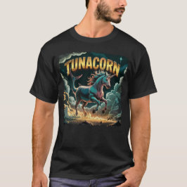 Tunacorn Illustration Combo Kreatur Funny T-Shirt