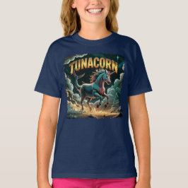 Tunacorn Illustration Combo Kreatur Funny T-Shirt
