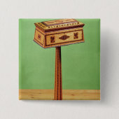 Tunbridge-Waren Tee-POY Button (Vorderseite)