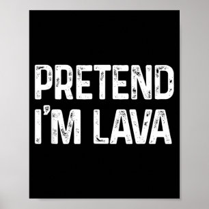 Tünch Lava Letzte Minute Lustige Faul Halloween Poster