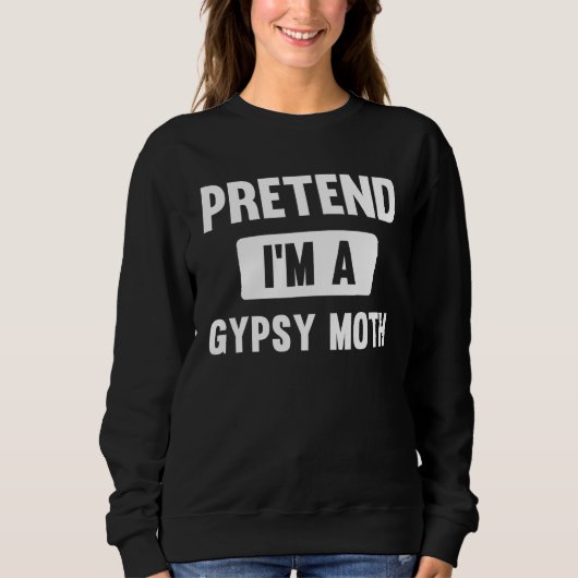 Tüncher-Motte Halloween-Kostüm vortäuschen Sweatshirt (Vorderseite)