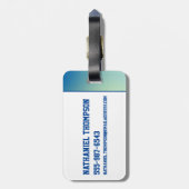 TUNE SQUAD™ Group SPACE JAM™ Logo Gepäckanhänger (Rückseite vertikal)