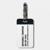 TUNE SQUAD™ & Monstars SPACE JAM™ Logo Gepäckanhänger (Rückseite vertikal)