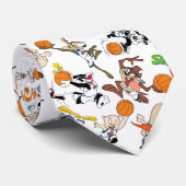 TUNE SQUAD™ Spieler-Toss-Muster Krawatte (Gerollt)