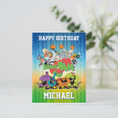 TUNE SQUAD™ versus Monstars Einladungspostkarte (Stehend Vorderseite)