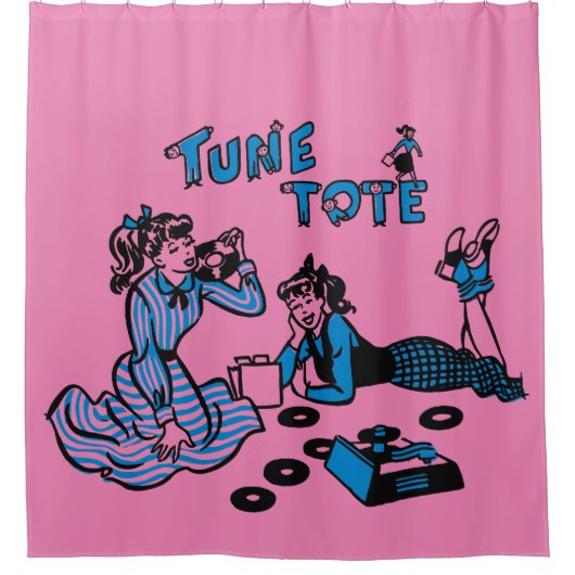 Tune Tote Duschvorhang (Vorderseite)