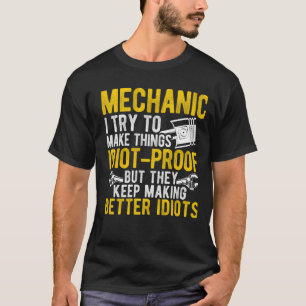 Tuner Auto Liebhaber Reparatur Mechaniker Werkzeug T-Shirt