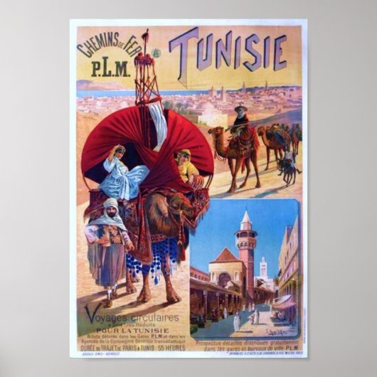 Tunesien Afrika Poster (Vorne)