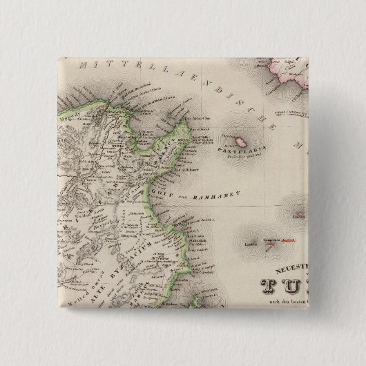 Tunesien Button (Vorderseite)