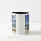 Tunesien, Cap Bon, Hammamet, Fischerboote auf Tasse (Zentrum)