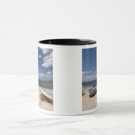Tunesien, Cap Bon, Hammamet, Fischerboote auf Tasse (Zentrum)