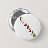 Tunesien-Chili-Paprikaschoten Button (Vorne & Hinten)
