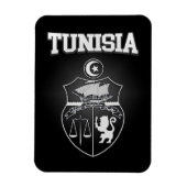 Tunesien-Emblem Magnet (Vertikal)