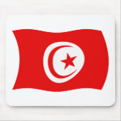 Tunesien Flag Mousepad (Vorne)