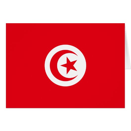 Tunesien-Flagge (Vorderseite (Horizontal))