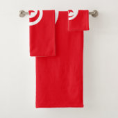 Tunesien-Flagge Badhandtuch Set (Insitu)