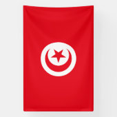 Tunesien-Flagge Banner (Vertikal)