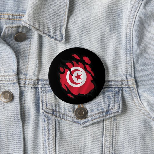 Tunesien-Flagge Button (Beispiel)