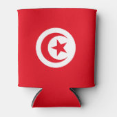 Tunesien-Flagge Dosenkühler (Vorderseite)