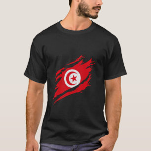 Tunesien-Flagge Erbe Tunesischer Stolz Vintage Tun T-Shirt