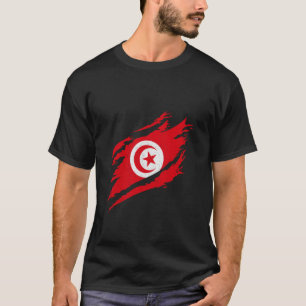 Tunesien-Flagge Erbe Tunesischer Stolz Vintage Tun T-Shirt