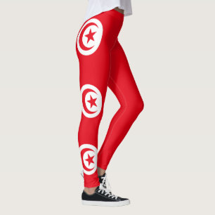 Tunesien-Flagge Leggings