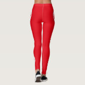 Tunesien-Flagge Leggings (Rückseite)