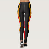 Tunesien-Flagge Leggings (Rückseite)