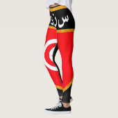 Tunesien-Flagge Leggings (Links)