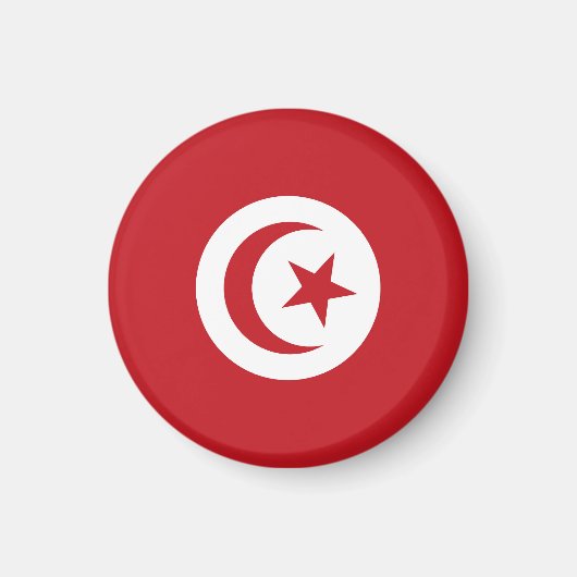 Tunesien-Flagge Magnet (Vorne)