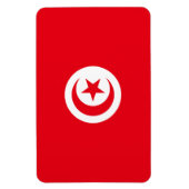 Tunesien-Flagge Magnet (Vertikal)