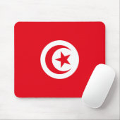 Tunesien-Flagge Mousepad (Mit Mouse)