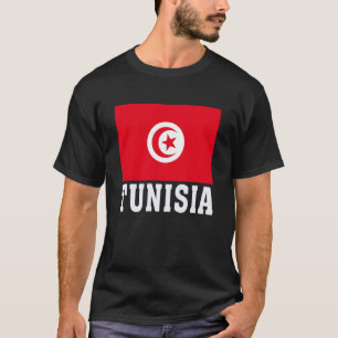 Tunesien-Flagge Patriotisches Nationales Erbe Ande T-Shirt