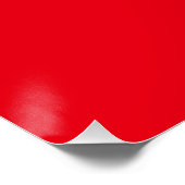Tunesien-Flagge Poster (Ecke)