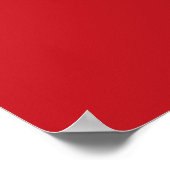 Tunesien-Flagge Poster (Ecke)
