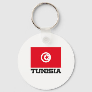 Tunesien-Flagge Schlüsselanhänger