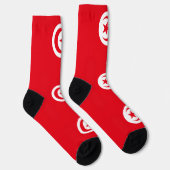 Tunesien-Flagge Socken (Rechts)