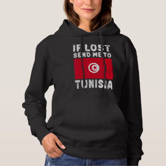 Tunesien-Flagge Souvenir Wenn verloren, schicken S Hoodie