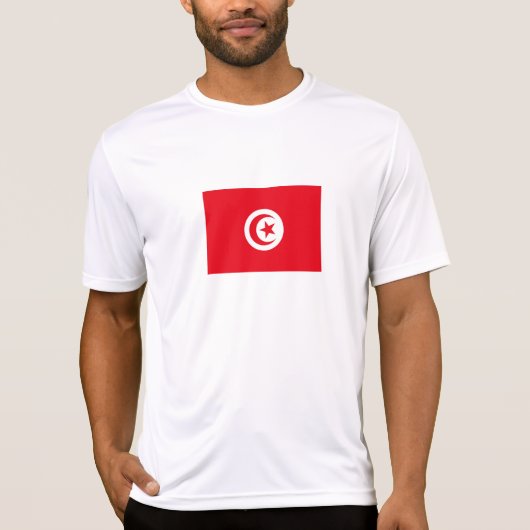 Tunesien-Flagge T-Shirt (Vorderseite)