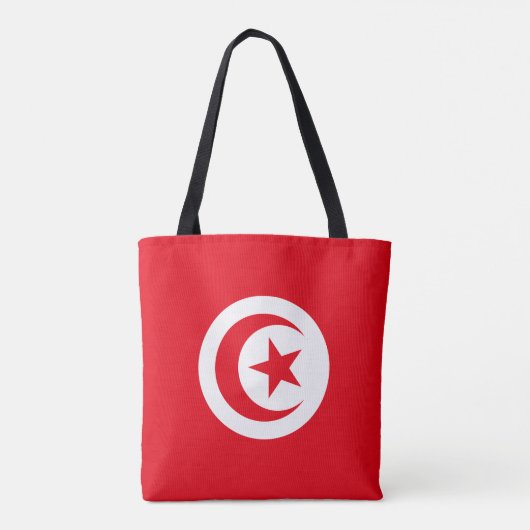 Tunesien-Flagge Tasche (Rückseite)