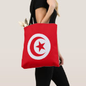 Tunesien-Flagge Tasche (Von Nahem)